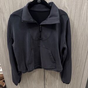 Lululemon brushed softstreme ribbed half zip